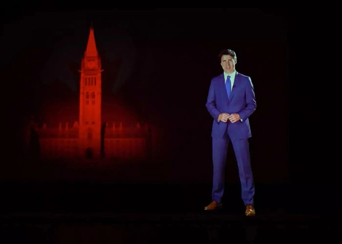 ARHT Media Impresses Again: Prime Minister Justin Trudeau, Roberta Bondar And Larry King Appear As Holograms At Sold Out Fundraiser